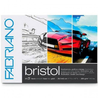 FABRIANO BRISTOL RAJZTÖMB, 250 G, 20 LAP - A3