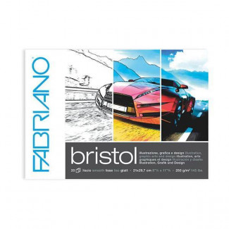 FABRIANO BRISTOL RAJZTÖMB, 250 G, 20 LAP - A4