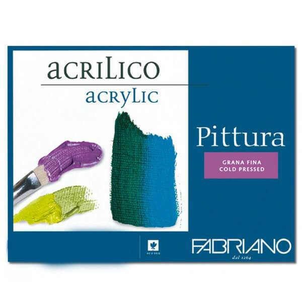 FABRIANO PITTURA AKRIL FESTŐTÖMB, 400 G, 10 LAP, 25X35 CM