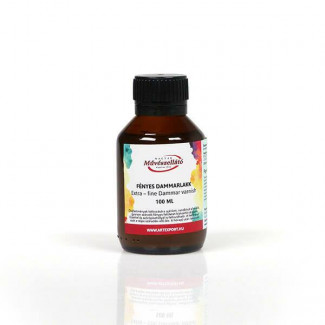 MŰVÉSZELLÁTÓ DAMMARLAKK, 100 ML - FÉNYES
