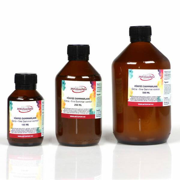 MŰVÉSZELLÁTÓ DAMMARLAKK, 250 ML - FÉNYES