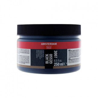 TALENS AMSTERDAM GESSO ALAPOZÓ, 250 ML - FEKETE