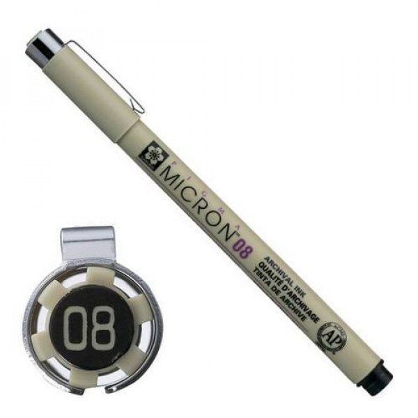 SAKURA PIGMA MICRON 08 MŰSZAKI RAJZTOLL, 0,5 MM - FEKETE SAKURA PIGMA MICRON 08 MŰSZAKI RAJZTOLL, 0,5 MM - FEKETE