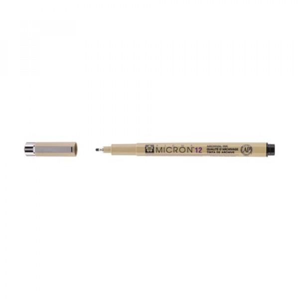 SAKURA PIGMA MICRON 12 MŰSZAKI RAJZTOLL, 0,7 MM - FEKETE SAKURA PIGMA MICRON 12 MŰSZAKI RAJZTOLL, 0,7 MM - FEKETE