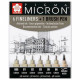 SAKURA PIGMA MICRON MŰSZAKI RAJZTOLL KÉSZLET - 6+1 DB SAKURA PIGMA MICRON MŰSZAKI RAJZTOLL KÉSZLET - 6+1 DB