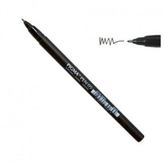 SAKURA PIGMA PEN FILCTOLL, 05 (0,3 MM) - FEKETE