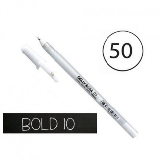 SAKURA GELLY ROLL ZSELÉS TOLL, FEHÉR 10 (0,5 MM)