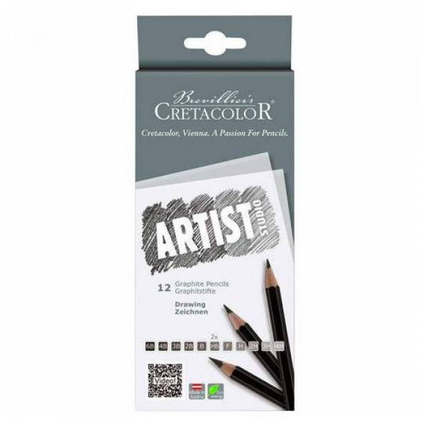 CRETACOLOR ARTIST STUDIO GRAFITCERUZA 12 DB-OS KÉSZLET