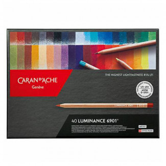 CARAN D'ACHE LUMINANCE 6901 SZÍNESCERUZA 40 DB-OS KÉSZLET CARAN D'ACHE LUMINANCE 6901 SZÍNESCERUZA 40 DB-OS KÉSZLET