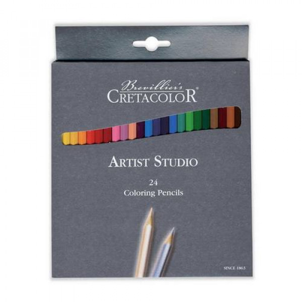 CRETACOLOR ARTIST STUDIO SZÍNESCERUZA KÉSZLET - 24 DB, KARTONDOBOZOS
