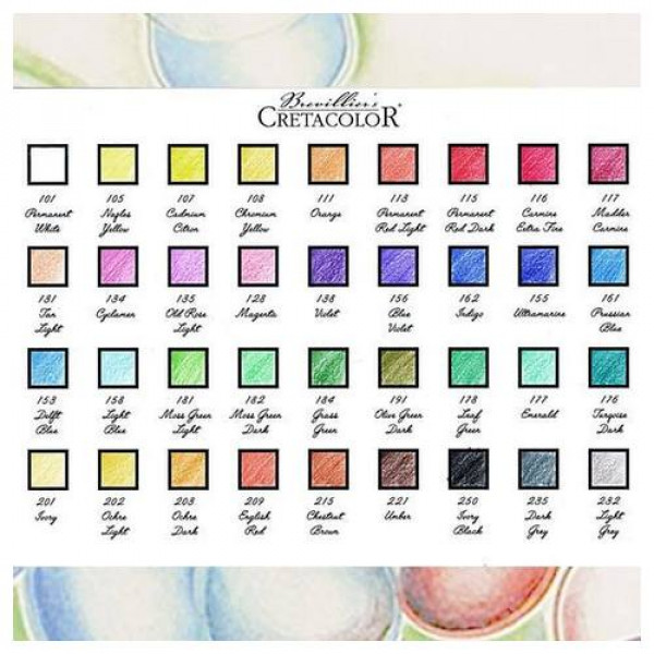 CRETACOLOR KARMINA SZÍNESCERUZA KÉSZLET - 36 DB CRETACOLOR KARMINA SZÍNESCERUZA KÉSZLET - 36 DB