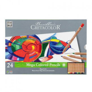 CRETACOLOR MEGACOLOR VASTAG SZÍNESCERUZA KÉSZLET - 24 DB