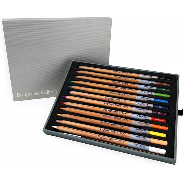BRUYNZEEL DESIGN AKVARELLCERUZA KÉSZLET - 12 DB