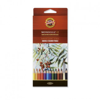 KOH-I-NOOR 3716 MONDELUZ AQUARELL SZÍNES CERUZA 12 DB