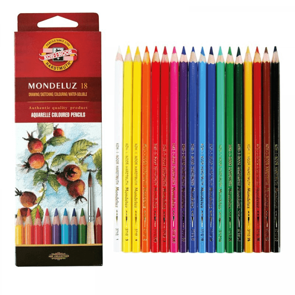 KOH-I-NOOR 3717 MONDELUZ AQUARELL SZÍNES CERUZA 18 DB KOH-I-NOOR 3717 MONDELUZ AQUARELL SZÍNES CERUZA 18 DB