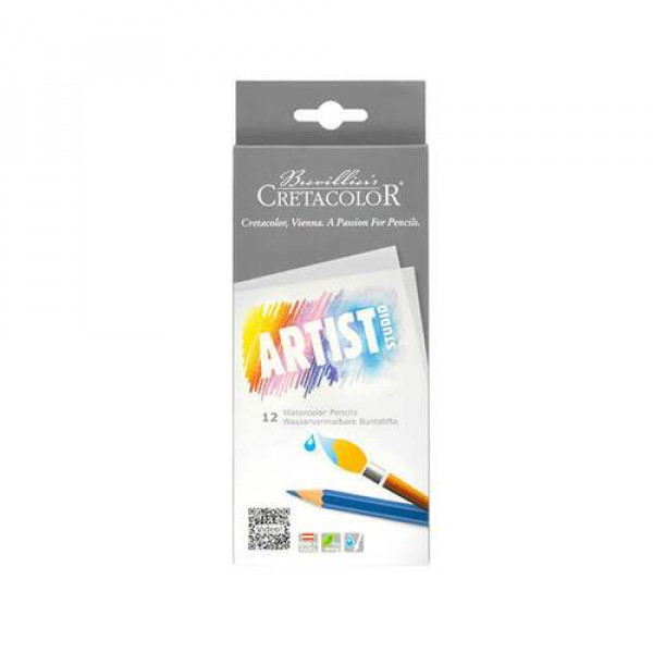 CRETACOLOR ARTIST STUDIO AKVARELLCERUZA KÉSZLET - 12 DB