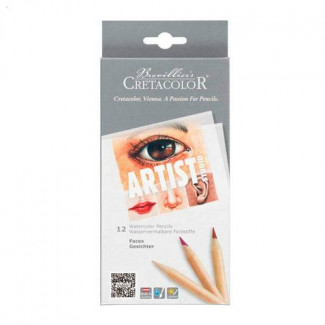 CRETACOLOR ARTIST STUDIO AKVARELLCERUZA KÉSZLET, PORTRÉ - 12 DB