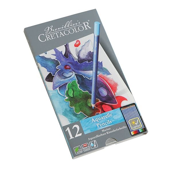 CRETACOLOR MARINO AKVARELLCERUZA KÉSZLET - 12 DB, FÉMDOBOZOS CRETACOLOR MARINO AKVARELLCERUZA KÉSZLET - 12 DB, FÉMDOBOZOS