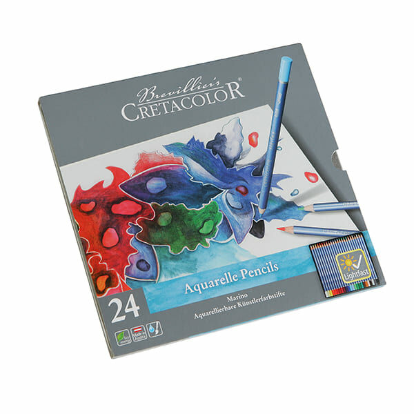 CRETACOLOR MARINO AKVARELLCERUZA KÉSZLET - 24 DB, FÉMDOBOZOS CRETACOLOR MARINO AKVARELLCERUZA KÉSZLET - 24 DB, FÉMDOBOZOS