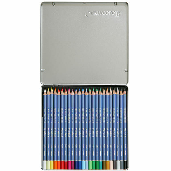 CRETACOLOR MARINO AKVARELLCERUZA KÉSZLET - 24 DB, FÉMDOBOZOS CRETACOLOR MARINO AKVARELLCERUZA KÉSZLET - 24 DB, FÉMDOBOZOS