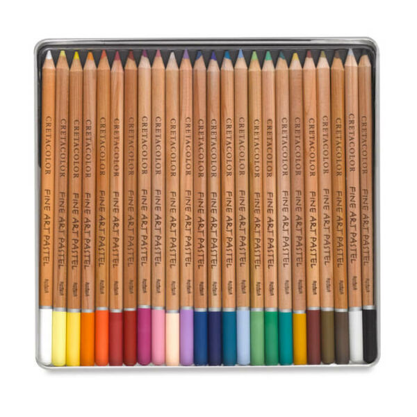 CRETACOLOR FÉMDOBOZOS PASZTELLCERUZA KÉSZLET - 24 DB