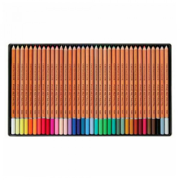 CRETACOLOR FÉMDOBOZOS PASZTELLCERUZA KÉSZLET - 36 DB