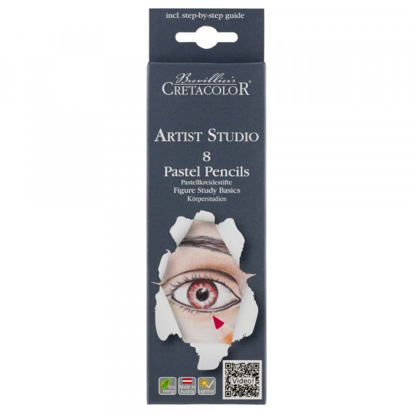 CRETACOLOR PASZTELLCERUZA KÉSZLET - TESTSZÍNEK - 8 DB