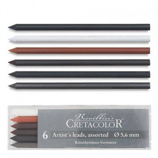 CRETACOLOR TÖLTŐCERUZA BETÉT, 5,6 MM - VEGYES, 6 DB