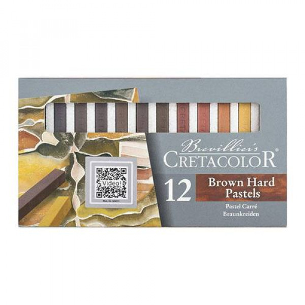 CRETACOLOR PITTKRÉTA KÉSZLET - 12 DB, BARNA ÁRNYALATOK