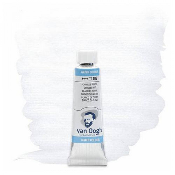 TALENS VAN GOGH TUBUSOS AKVARELLFESTÉK KÜLÖNBÖZŐ SZÍNEKBEN 10 ML -108, CHINESE WHITE TALENS VAN GOGH TUBUSOS AKVARELLFESTÉK KÜLÖNBÖZŐ SZÍNEKBEN 10 ML -108, CHINESE WHITE