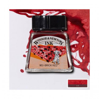 WINSOR&NEWTON TINTA, 14 ML - 040, BRICK RED