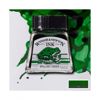 WINSOR&NEWTON TINTA, 14 ML - 046, BRILLANT GREEN