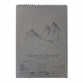 KALLIGRÁFIA TÖMB SPIRÁLOS- SMLT CALLIGRAPHY & LETTERING PAD, 100G, 50 LAPOS A4