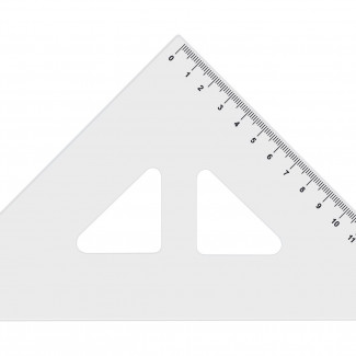 KOH-I-NOOR 744750 HÁROMSZÖG VONALZÓ ÁTLÁTSZÓ 60°/250