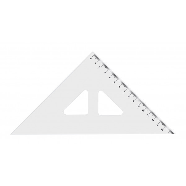 KOH-I-NOOR 744750 HÁROMSZÖG VONALZÓ ÁTLÁTSZÓ 60°/250