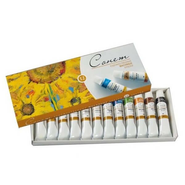 SONNET OLAJFESTÉK KÉSZLET - 12X10 ML