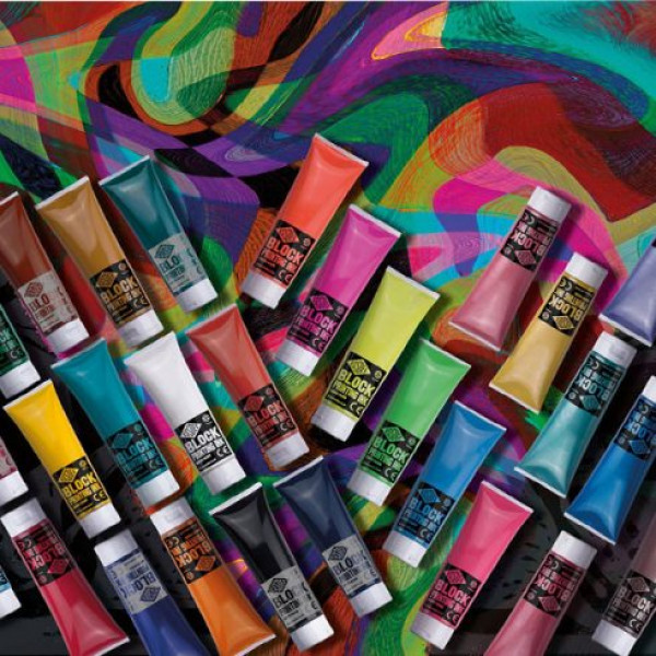 LINÓFESTÉK KÉSZLET, ALAPSZÍNEK, PRÉMIUM MINŐSÉGŰ - 5X100 ML