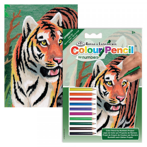 SZÁMOZOTT SZÍNEZŐ,-RAJZ KÉSZLET, MINI - TIGRIS