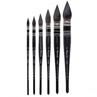 RAPHAEL SOFTAQUA 805 SZINTETIKUS KEREK ECSET KÜLÖNBÖZŐ MÉRETEKBEN- 000