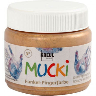 MUCKI UJJFESTÉK 150 ML -GYÖNGYHÁZ ARANY