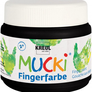 MUCKI UJJFESTÉK 150 ML - FEKETE