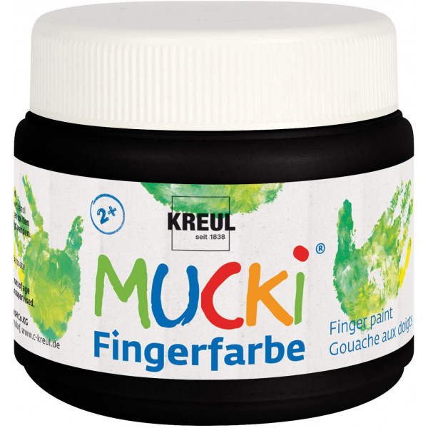 MUCKI UJJFESTÉK 150 ML - FEKETE MUCKI UJJFESTÉK 150 ML - FEKETE