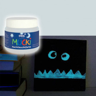 MUCKI UJJFESTÉK 150 ML - SÖTÉTBEN VILÁGÍTÓ