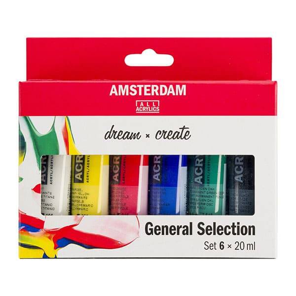 TALENS AMSTERDAM AKRILFESTÉK KÉSZLET - 6X20 ML
