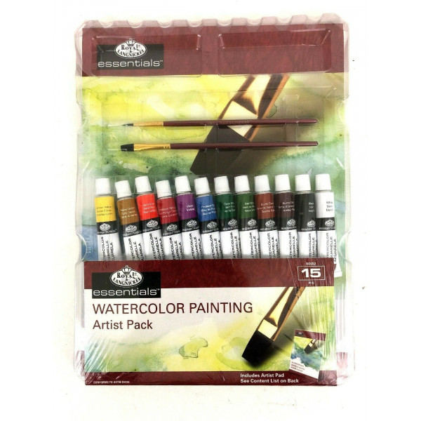 TUBUSOS AKVARELL KÉSZLET ECSETEKKEL ÉS AKVARELLTÖMBBEL 15 DB-OS TUBUSOS AKVARELL KÉSZLET ECSETEKKEL ÉS AKVARELLTÖMBBEL 15 DB-OS