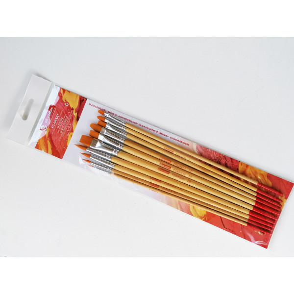 TALENS FILAMENT ECSETKÉSZLET SZINTETIKUS VEGYES 10 DB