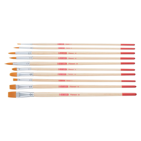 TALENS FILAMENT ECSETKÉSZLET SZINTETIKUS VEGYES 10 DB