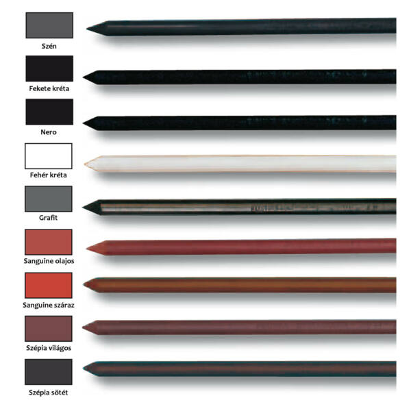 CRETACOLOR TÖLTŐCERUZA BETÉT, 5,6 MM - GRAFIT, 2B, 6 DB