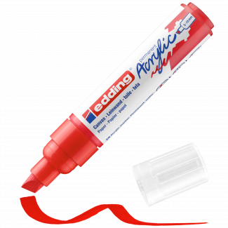 EDDING 5000 AKRIL MARKER B (5-10 MM) TRAFFIC RED 
