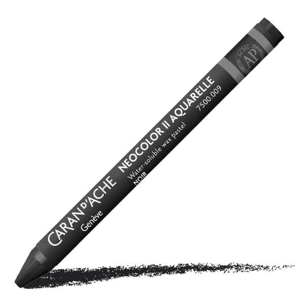 CARAN D'ACHE NEOCOLOR II AKVARELLKRÉTA-FEKETE 009